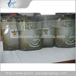 Stand UP Printed Aluminum Foil Ziplock Bag For Coffee Packaging